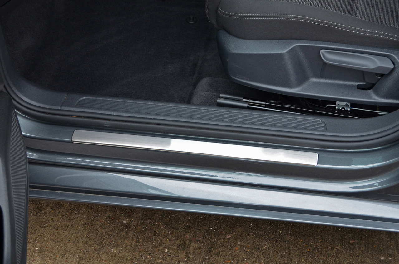 Chrome Door Sill Trim Covers Protectors To Fit Volkswagen Passat B7 (2010-15)