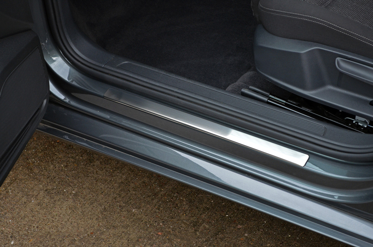 Chrome Door Sill Trim Covers Protectors To Fit Volkswagen Passat B7 (2010-15)