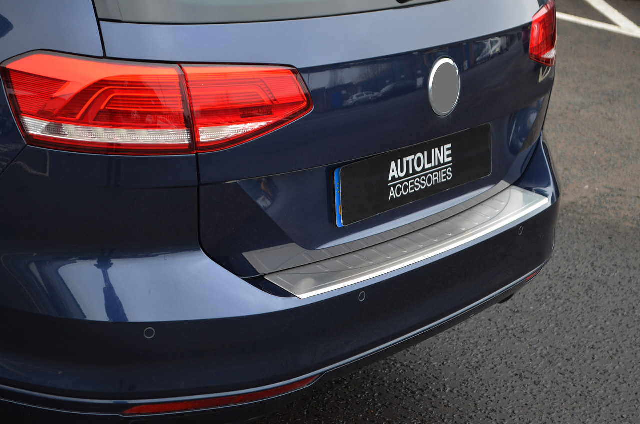 Satin Bumper Sill Protector Trim Cover To Fit Volkswagen Passat B8 Estate 16+