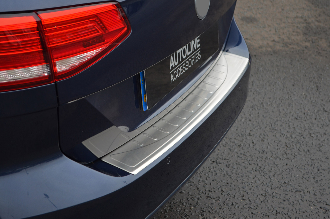 Satin Bumper Sill Protector Trim Cover To Fit Volkswagen Passat B8 Estate 16+