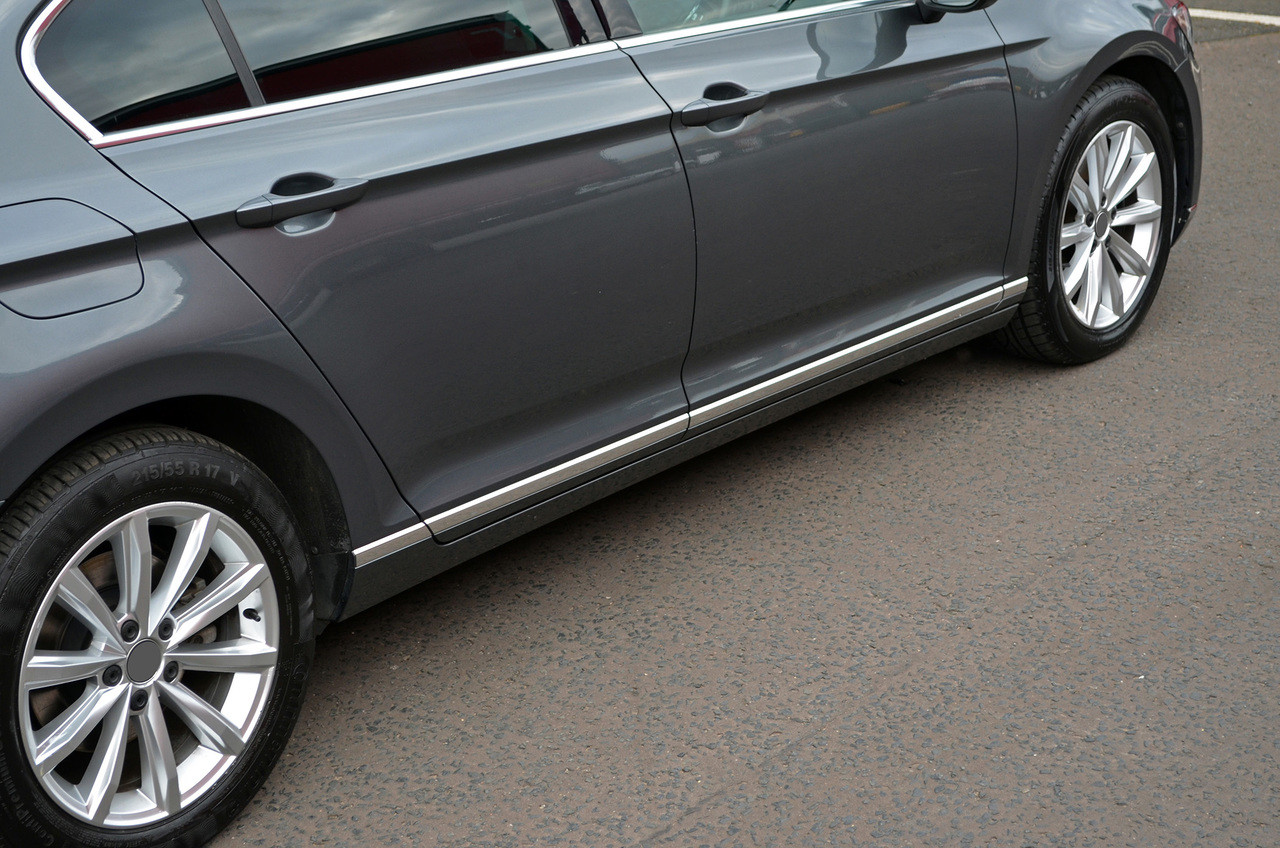 Chrome Side Door Streamer Trim Set Covers To Fit Volkswagen Passat B8