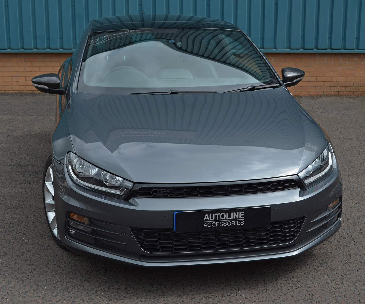 Carbon Fibre Wing Mirror Trim Set Covers To Fit Volkswagen Scirocco (2008+)