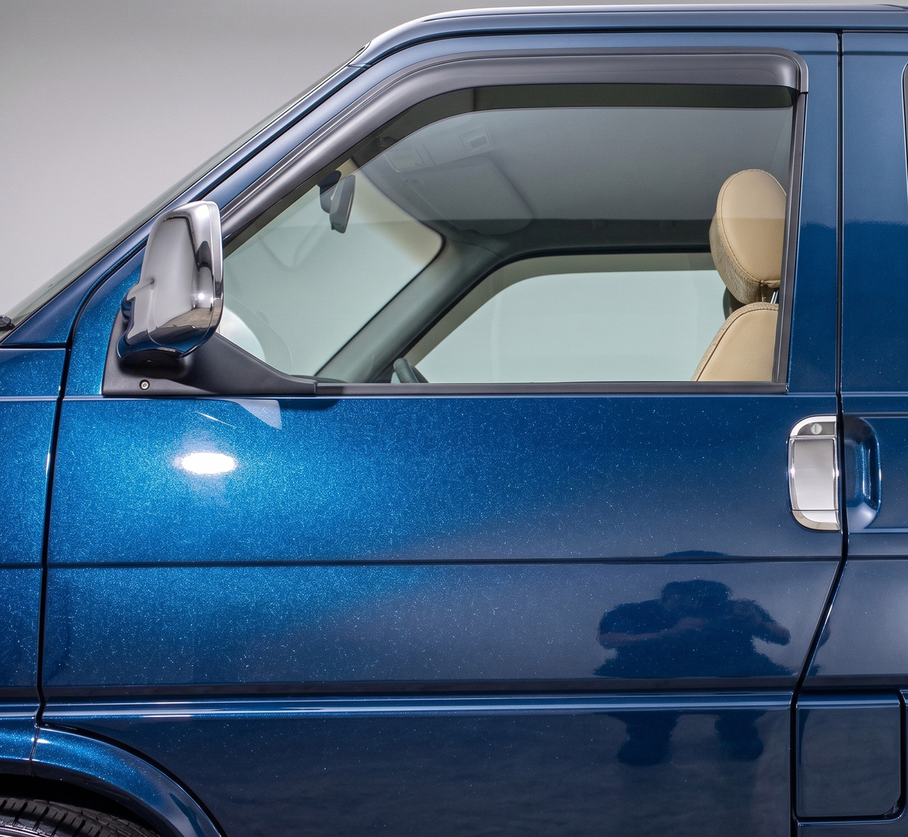 Chrome Door Handle Trim Set Covers To Fit RHD Volkswagen T4 (1998-03)