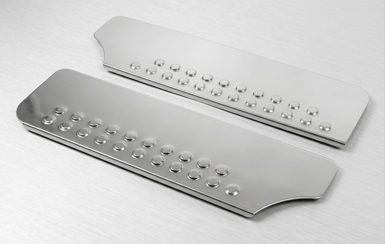 Chrome Door Sill Trim Covers Protectors Set To Fit Volkswagen T4 (1998-03)