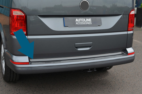 Chrome Lower Rear Door Tailgate Trim Strip To Fit Volkswagen T6 Transporter 16+