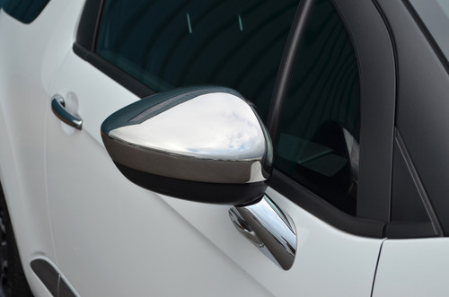 Chrome Wing Mirror Trim Set Covers To Fit Citroen C3 (2009-16)