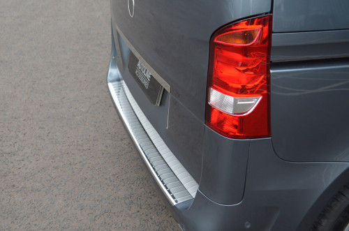 Chrome Bumper Sill Protector Trim Cover To Fit Mercedes-Benz V-Class (2015+)