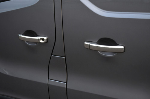 Chrome Door Handle Trim Set Covers To Fit Renault Trafic 5dr (2014+)