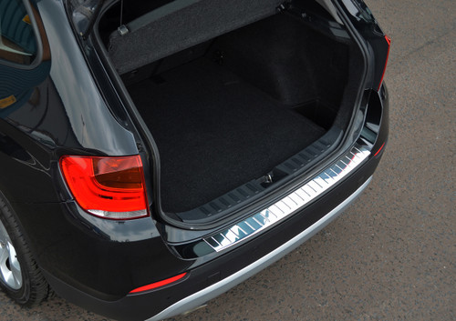 Premium Chrome Bumper Sill Protector Trim Cover To Fit BMW X1 (2012-15)
