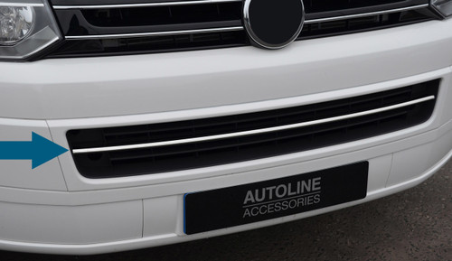 Chrome Bumper Grille Accent Trim Cover To Fit Volkswagen T5 Caravelle (2010-15)