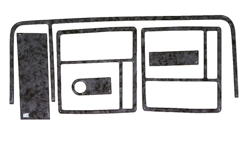 Grey Maple Finish Dash Trim Kit To Fit RHD Volkswagen T5 Caravelle (2004-15)