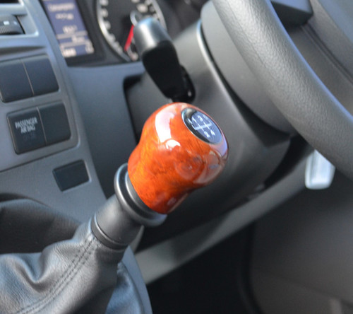Walnut Finish Gear Shift Knob Handle To Fit Volkswagen T5 Caravelle (2004-15)