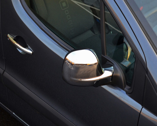 Chrome Wing Mirror Trim Set Covers To Fit Citroen Berlingo (2012-18)