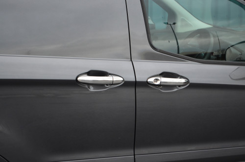 Chrome Door Handle Trim Set Covers W/O Keyless Ent To Fit Ford B-Max (2012-17)