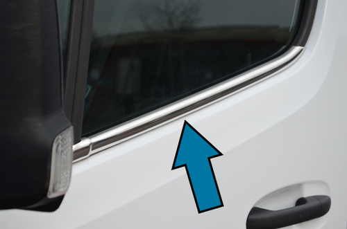 Chrome Window Sill Trim Covers To Fit Mercedes-Benz Sprinter W907 (2018+)