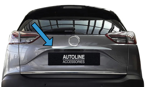 Chrome Rear Tailgate Grab Trim Cover To Fit Vauxhall / Opel Crossland X (2017+)