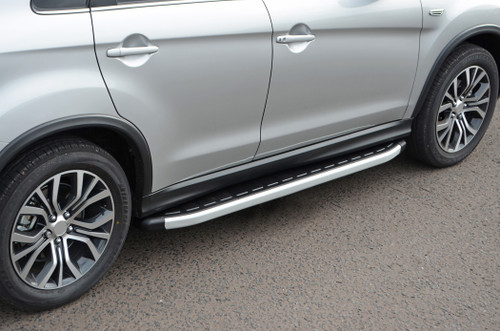 Aluminium Side Steps Bars Running Boards To Fit Mitsubishi ASX (2010+)