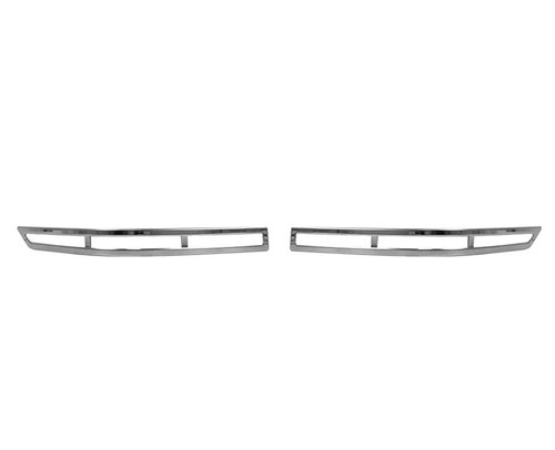 Chrome Rear Bumper Reflector Trims For VW T6 Transporter (2016+) Tailgate Model