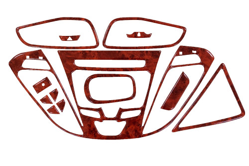 Walnut Finish Dash Trim Kit To Fit LHD Ford Transit Custom (2012-17)