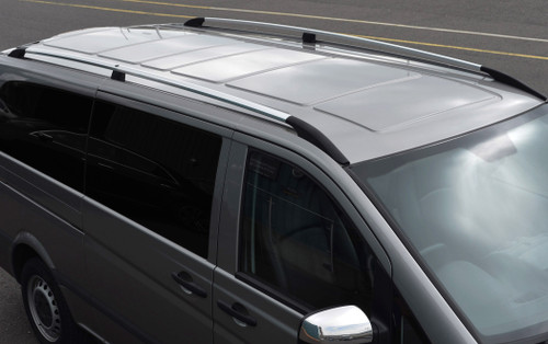 Roof Rack Bars Side Rails For Compact L1 Mercedes Vito W639 (2003-14)