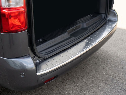 Rear Bumper Protector Guard Brushed To Fit L3 Peugeot Expert / Traveller (2016+)