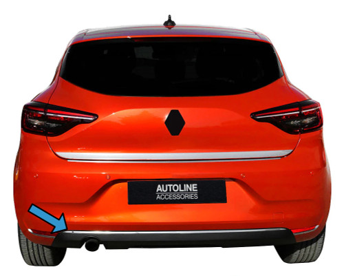 Chrome Lower Rear Bumper Trim Strip To Fit Renault Clio V (2019-25)