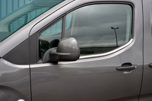 Chrome Side Door Window Sill Trim Covers To Fit Toyota ProAce City (2019+)