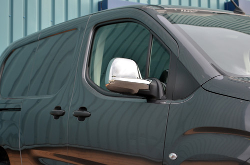 Chrome Wing Mirror Trim Set Covers To Fit Toyota ProAce City (2019+)