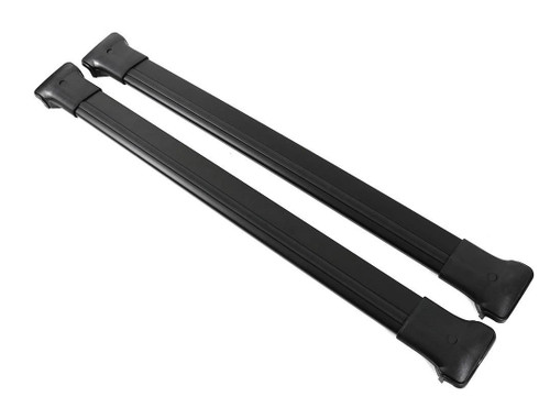 Black Cross Bar Rail Set To Fit Roof Side Bars To Fit Vauxhall Combo E (2019+)