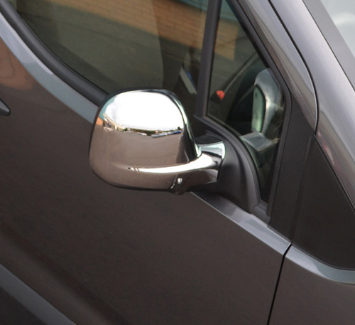 Chrome Wing Mirror Trim Set Covers To Fit Toyota PROACE (2016+)