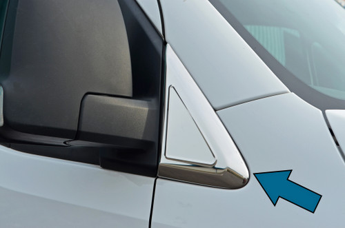 Chrome Door Quarter Panel Trim Covers To Fit Mercedes Benz Sprinter W907 (2018+)