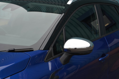 Chrome Wing Mirror Trim Covers Set To Fit Renault Captur (2020+)
