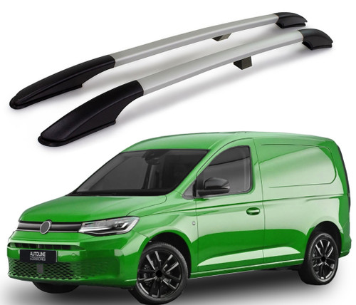 Aluminium Roof Rack Bars Side Rails To Fit L1 Volkswagen Caddy (2021+)