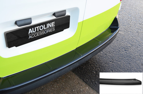 Rear Bumper Protector Gloss Black For Compact/Medium (L1/L2) Fiat Scudo (2022+)