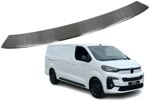 Rear Bumper Protector Brushed Black For XL (L3) Dispatch SpaceTourer (2016+)