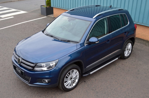 Aluminium Side Steps Bars Running Boards For Volkswagen Tiguan (2007-16)