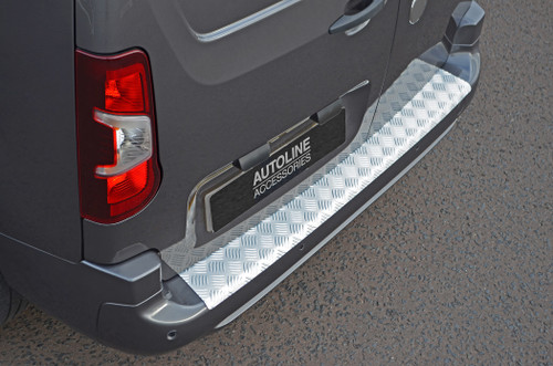 Anodised Rear Bumper Protector Scratch Guard To Fit Fiat Doblo (2023+)