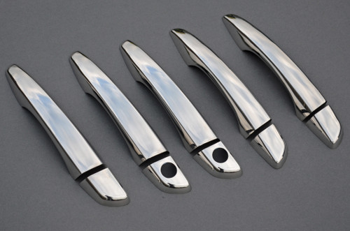 Chrome Door Handle Trim Set Covers To Fit Left Hand Drive Fiat Doblo (2023+)