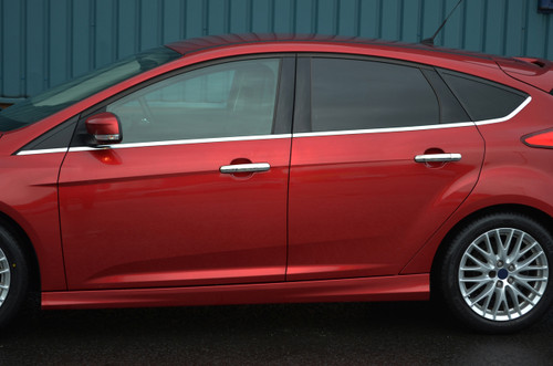 Chrome Door Handle Trim Set Covers To Fit Ford Focus (2011+)