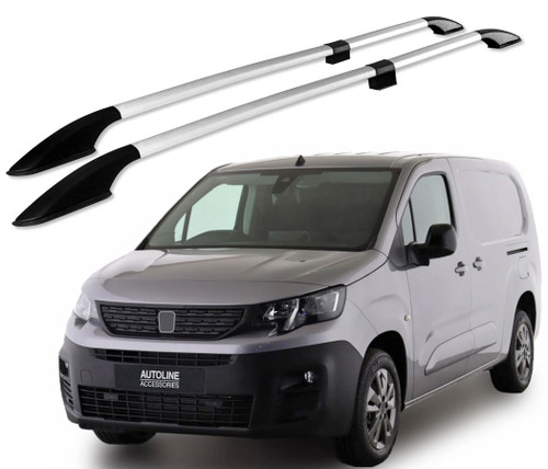 Aluminium Roof Bars Side Rails To Fit L2 Peugeot Partner (2019+)