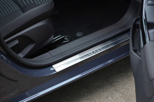 Chrome Sport Door Sill Trim Covers Protectors Set To Fit Ford Focus (1998-05)