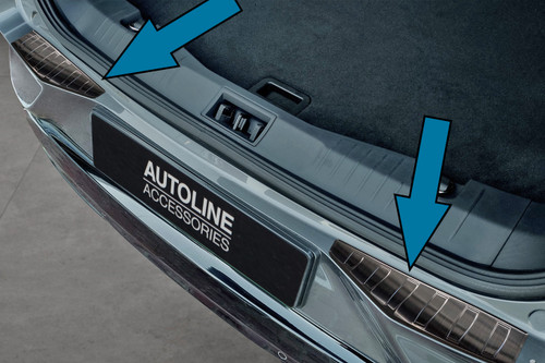 Lux Rear Bumper Protector Guard (Satin Black) For Ford Mustang Mach-E (2020+)