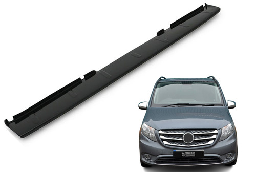 Gloss Black Rear Bumper Protector Guard To Fit Mercedes Vito W447 (2015+)