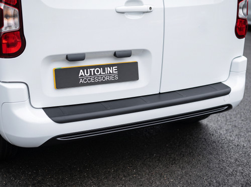 Black ABS Rear Bumper Protector Guard To Fit Citroen Berlingo (2019+)