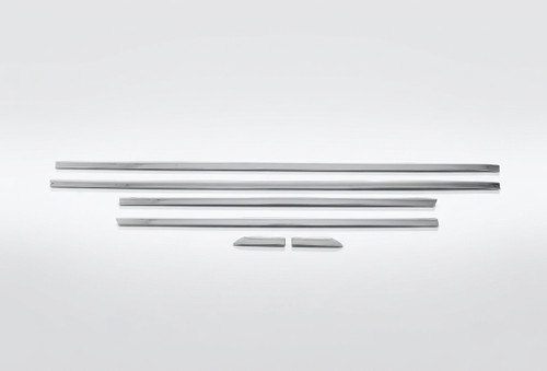 Chrome Side Door Streamer Trims To Fit Audi A6 Saloon (2011-18) 6 Piece