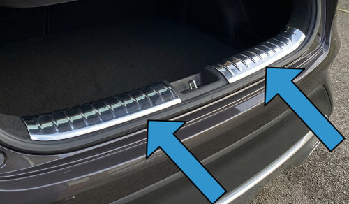 Chrome Rear Bumper Guard Boot Sill Covers To Fit Kia XCeed (2019+)