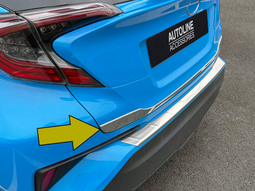 Chrome Rear Door Tailgate Trim To Fit Toyota C-HR (2016+)