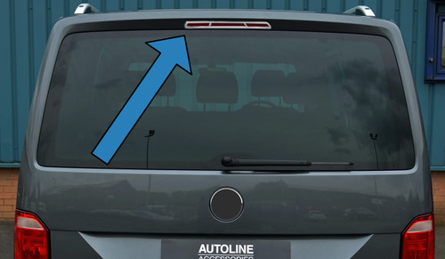 Chrome Rear Brake Light Trim To Fit Tailgate VW T6 Transporter (2016-24)