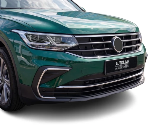 Chrome Front Fog Light Styling Trims To Fit Volkswagen Tiguan (2021-2023)