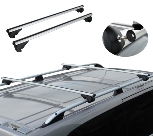 Cross Bars For Roof Rails To Fit Volkswagen ID. Buzz (2022+) 75KG Lockable
